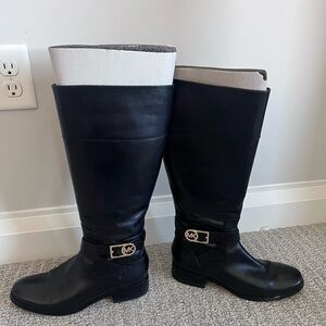 Black tall Michael kors boots